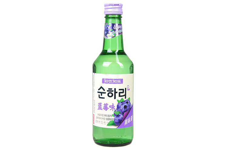 LOTTE CHUYIN CHULE BLUEBERRY FLAVOR SAKE 12PERCENT 360ML